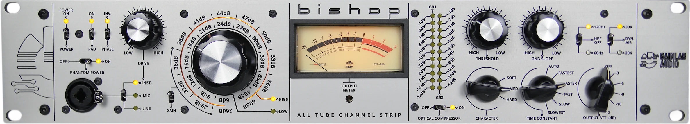 Gainlab Audio Bishop - All Tube Channel Strip